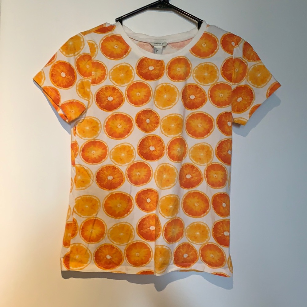 Vintage style orange slice top